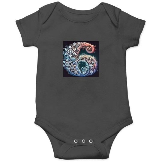 Discover 6 - Snowflake Swirl Onesies