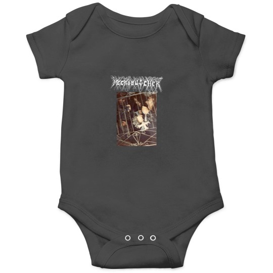 Discover Necrobutcher Essential Onesies