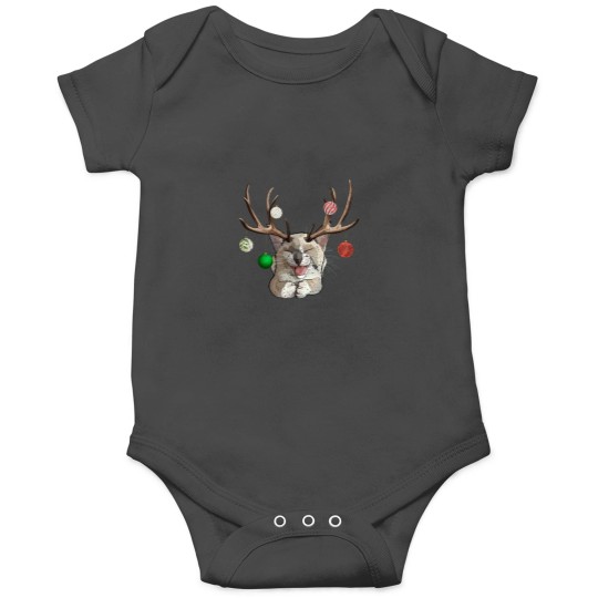 Discover Snowshoe Siamese Catalope with Christmas Ball Ornaments Onesies