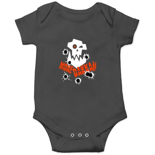Discover More Dakka Ork Miniature Tabletop Wargaming Waagh Tank Top Onesies