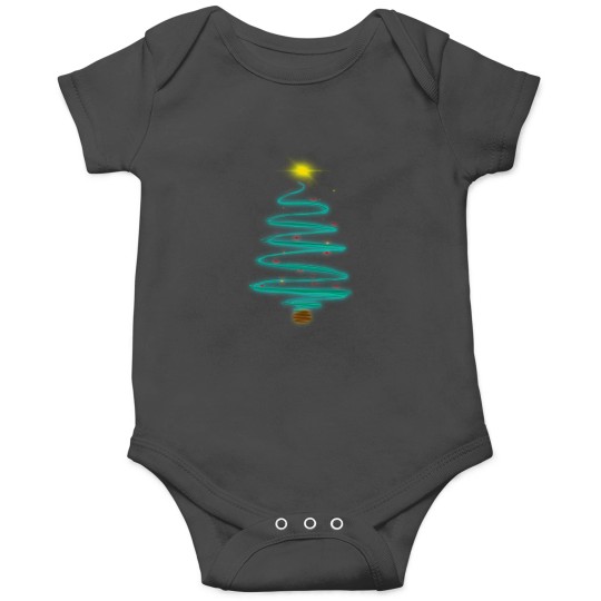 Discover Abstract Glowing Christmas Tree Onesies