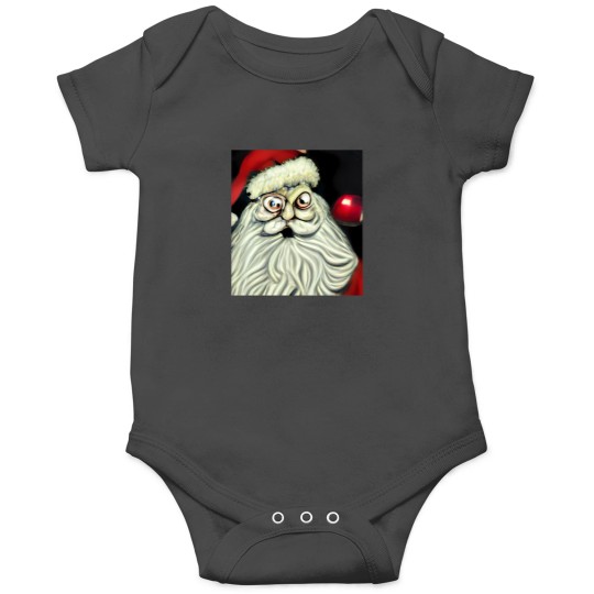 Discover Abstract Grotesque Santa Claus 9 Onesies