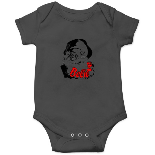 Discover 1980S Nostalgic Vintage Christmas Believe In Santa Onesies