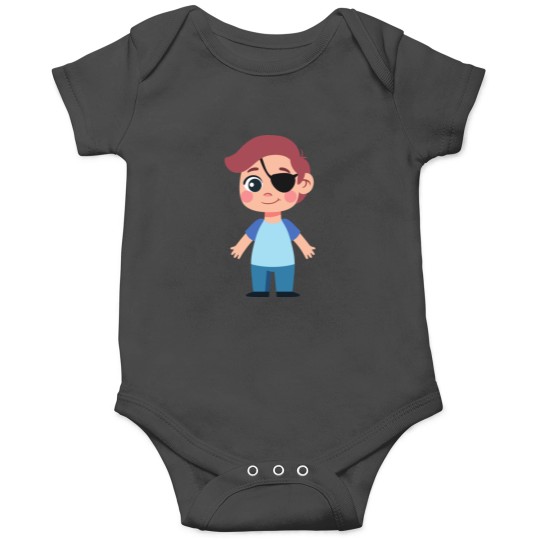 Discover Boy with eye patch Onesies
