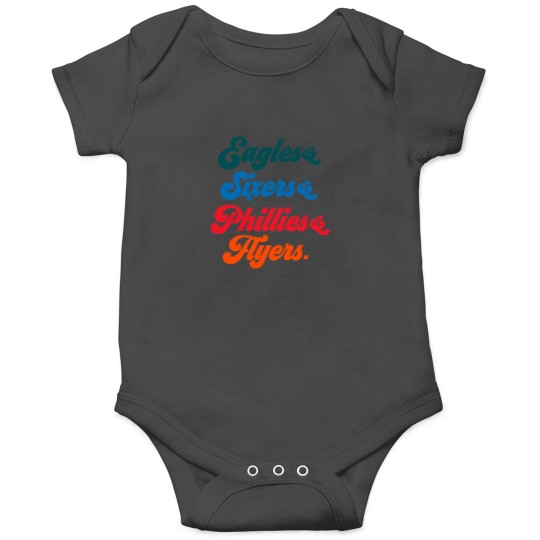 Discover Philadelphia Sports Teams Onesies