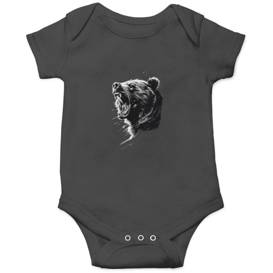 Discover Grizzly Bear Gateway To Mountains Onesies