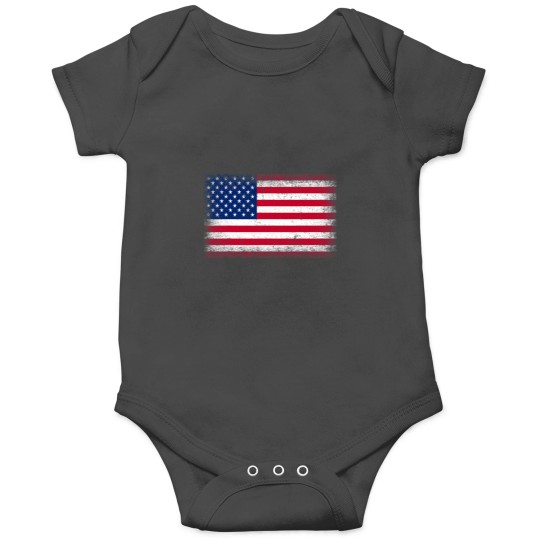 Discover US Flag Fourth of July American Onesie