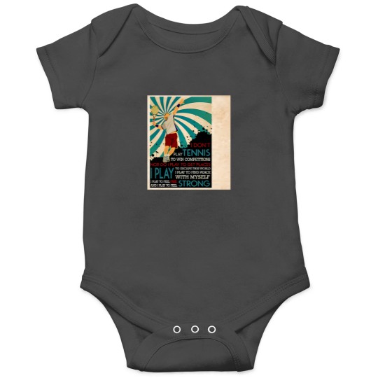 Discover Tennis Knowledge Bestieship Tennis Art Classic Onesies