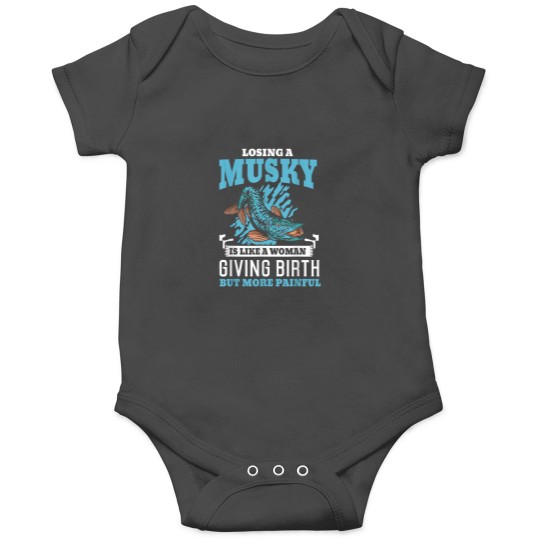 Discover Muskie Fishing Mukellunge Musky Onesies
