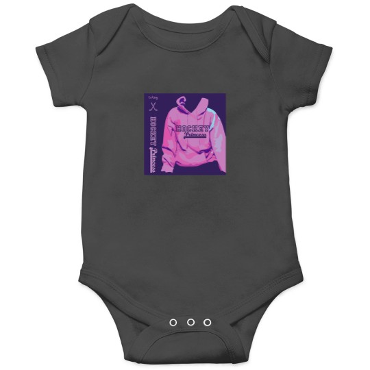 Discover Hockey Princess Book Cover And Spine Onesies