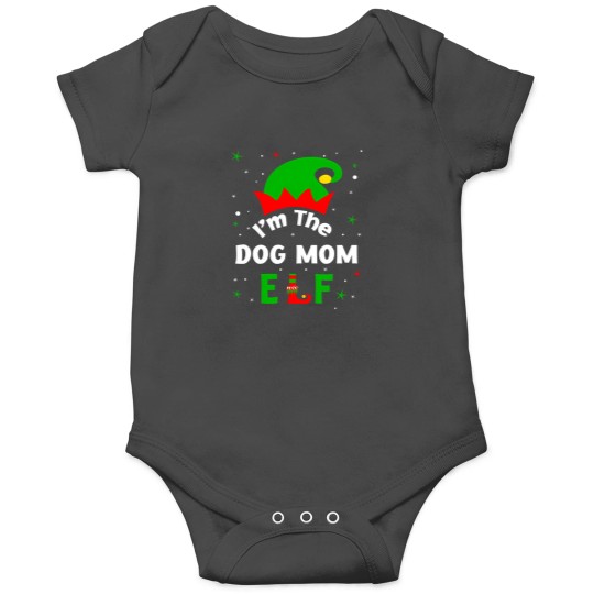 Discover Im The Dog Mom Elf Xmas Matching Onesies