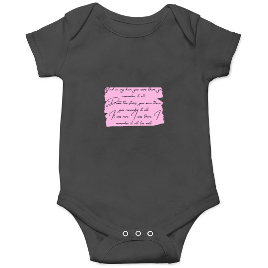 Discover wind in my hair...ALL TOO WELL lyrics Onesies