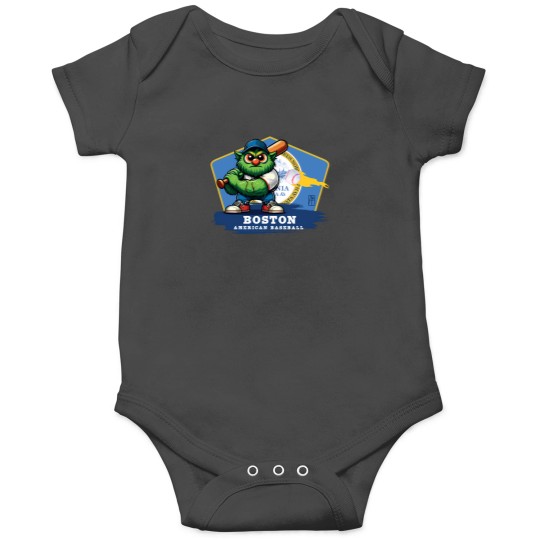 Discover Boston Baseball Mascot Onesie