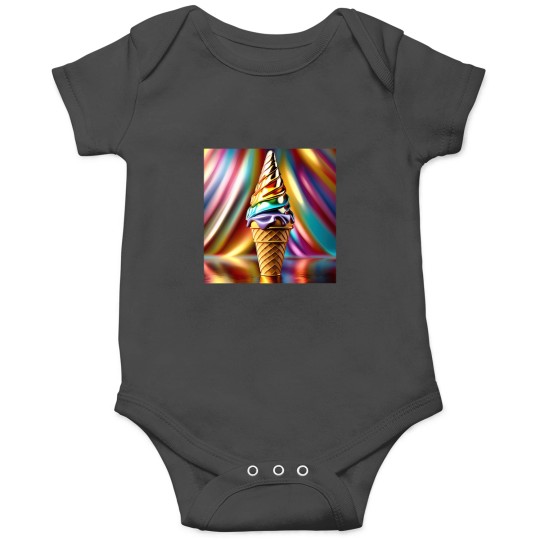 Discover Shimmering Ice Cream Cone Onesies