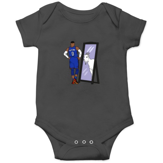 Discover Russell Westbrook Mirror Goat Oklahoma City Onesies