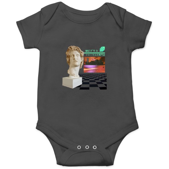 Discover MACINTOSH PLUS FLORAL SHOPPE Onesies