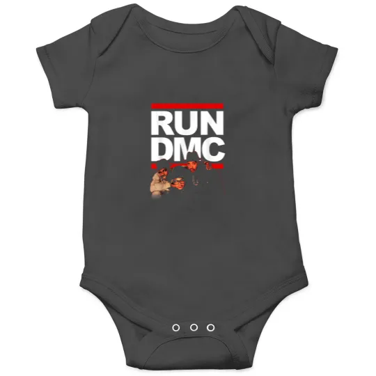 Discover Run DMC  Red Outline Photo Onesies