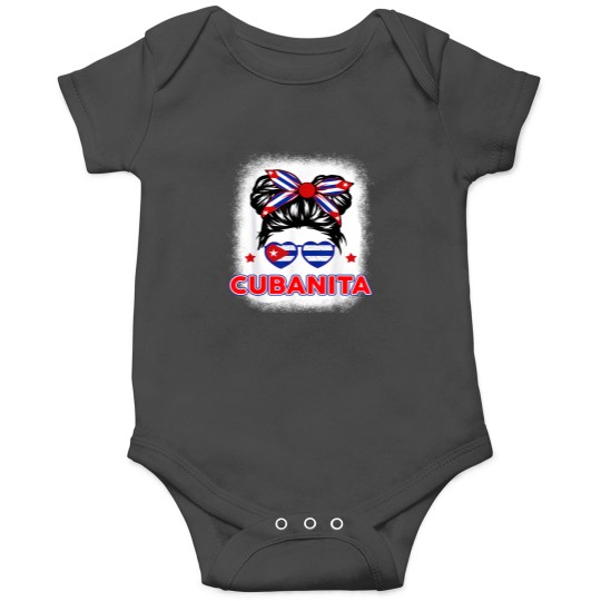 Discover Cubanita Cuba Flag Cuban Girl Hispanic Heritage Onesies