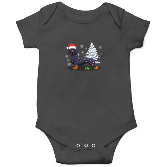 Discover Dachshund Christmas Light Decor Gift Xmas Gifts For Badge  Dog Lovers Onesies