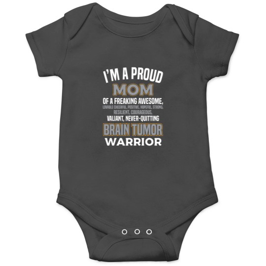 Discover proud mom brain tumor awareness survivor women girl Onesies