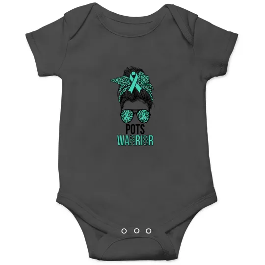 Discover POTS Warrior Awareness Day Onesie with Messy Bun
