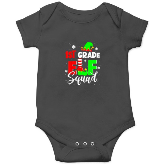 Discover 1St Grade Elf Squad Funny Elementary Teacher Christmas Onesies