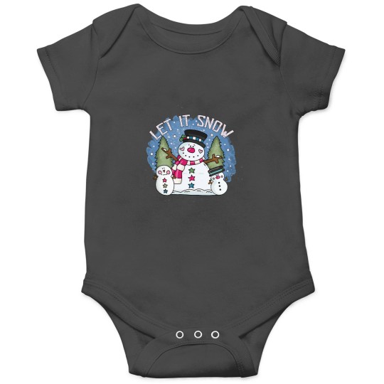 Discover Let it Snow - Christmas Snowmen Classic Onesies