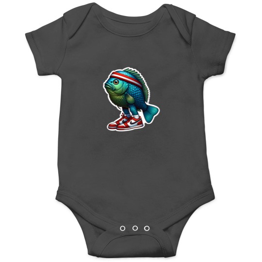 Discover Fish In Tennis Shoes Onesies