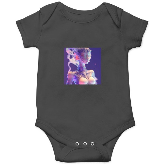 Discover Crystal mixed ceramic exoskeleton girl Onesies