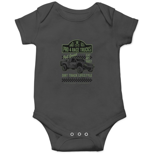 Discover Pro 4 Truck Race Full Speed Onesies