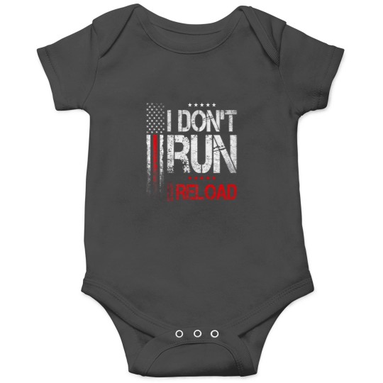 Discover I Dont Run I Reload US Flag Vintagess Pullover Hoodie Onesies