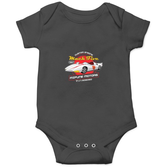 Discover Mach Five - Mifune Motors - Speed Racer Onesies