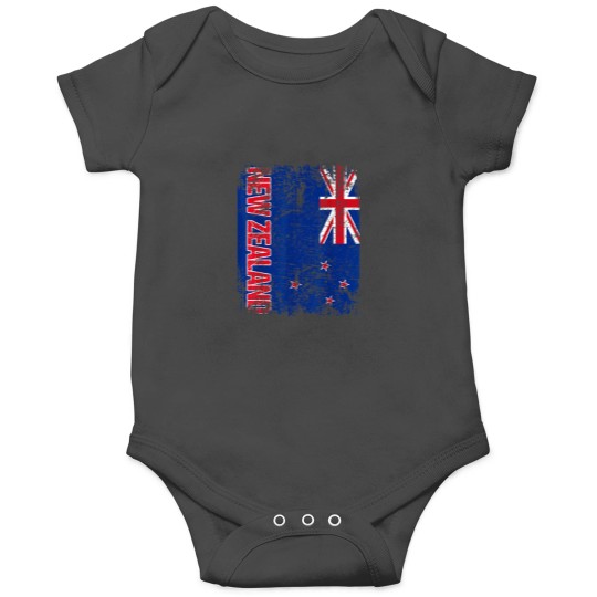 Discover NEW ZEALAND Flag  Distressed NEW ZEALAND Onesies