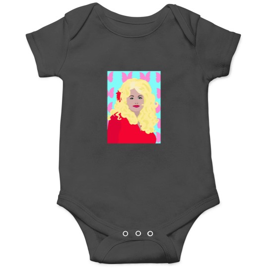 Discover Dolly Partonss popart Graphic Onesies