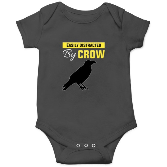 Discover easily distracted by crows funny crows Onesies