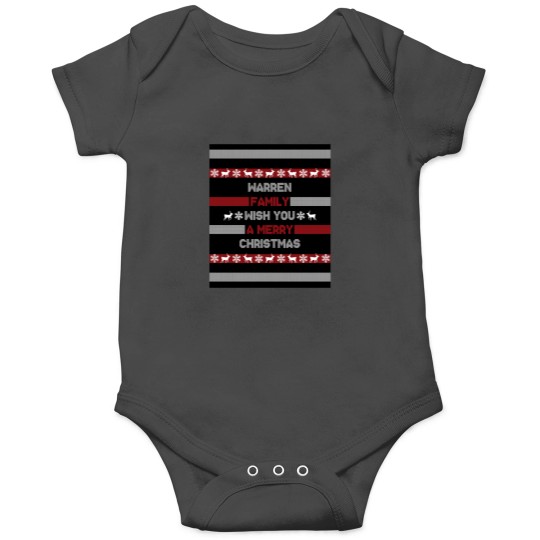 Discover Christmas Surname Xmas Santa Warren Family Onesies
