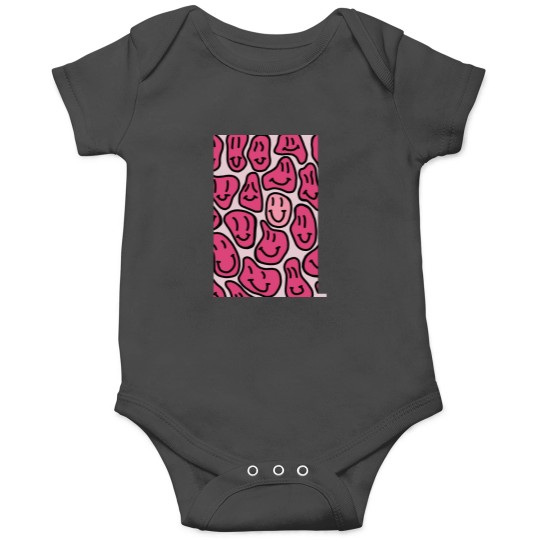 Discover Pink Smileys 1 Onesies