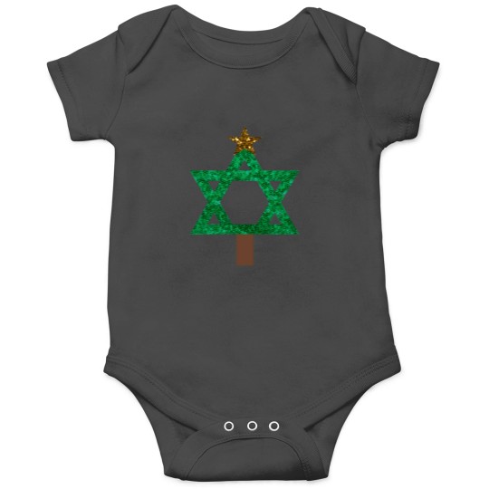 Discover Christmukkah Christmas Tree Onesies