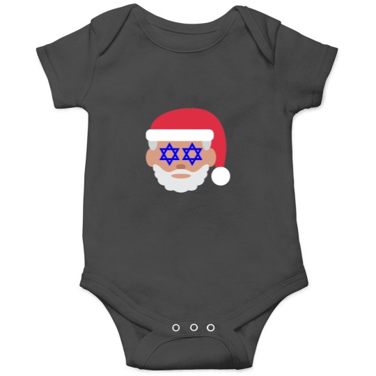 Discover Christmukkah Santa Claus Emoji Onesies