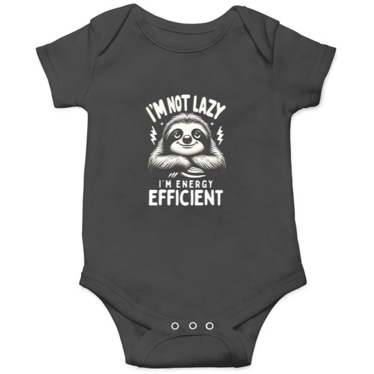Discover Funny Sloth Stuff Im Not Lazy Energy Efficient Nap Lovers Onesies