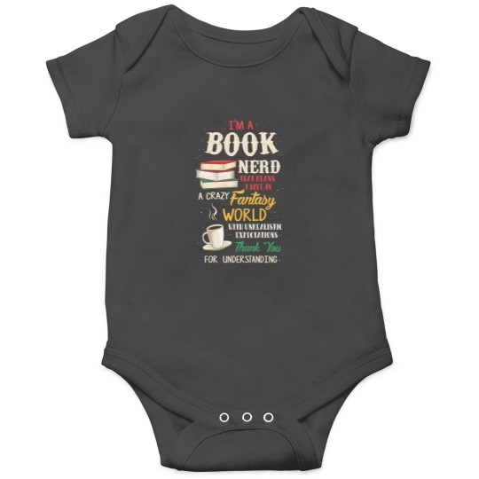 Discover Im a Book Nerd Book Lover Literature Pullover Hoodie Onesies