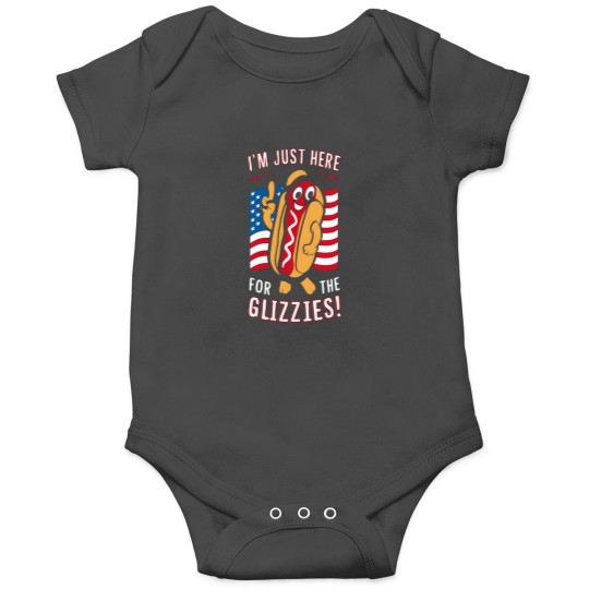Discover Funny Im Just Here For The Glizzies Onesies