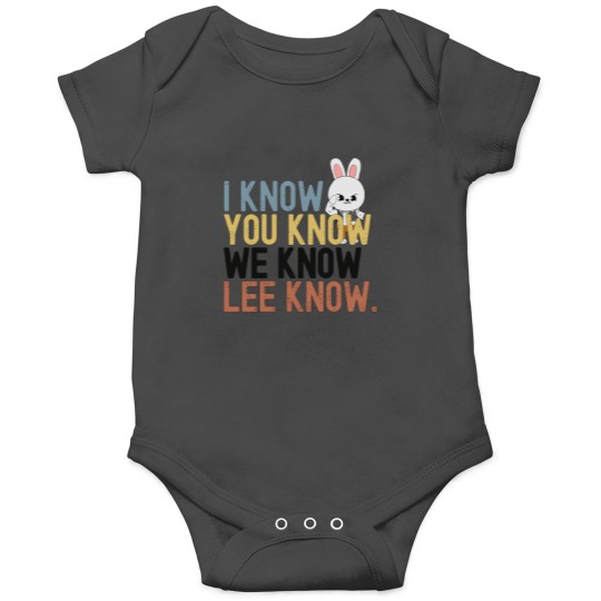 Discover Lee Know Stray Kids Funny Baby Onesie