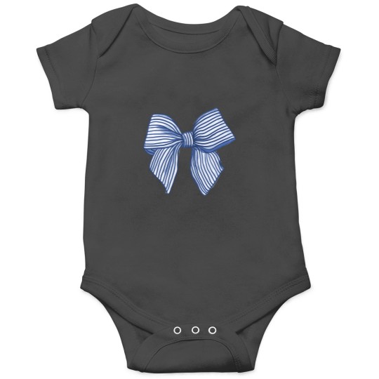 Discover Coquette Blue Bow Onesies