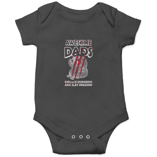 Discover Awesome Dads Explore Dungeons And Slay Dragons 2 Onesies