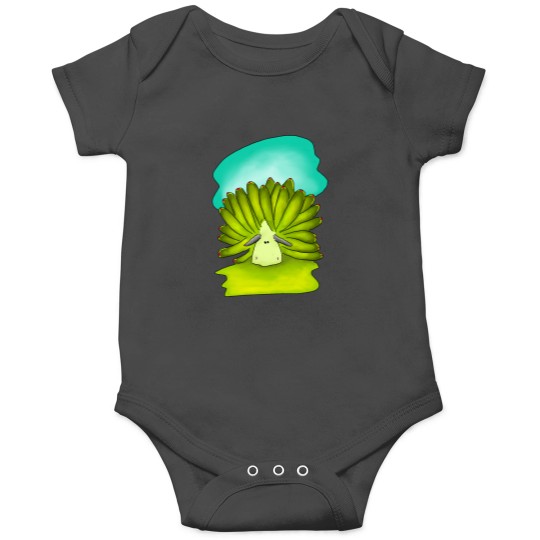 Discover Cute leaf sheep design Active Onesies
