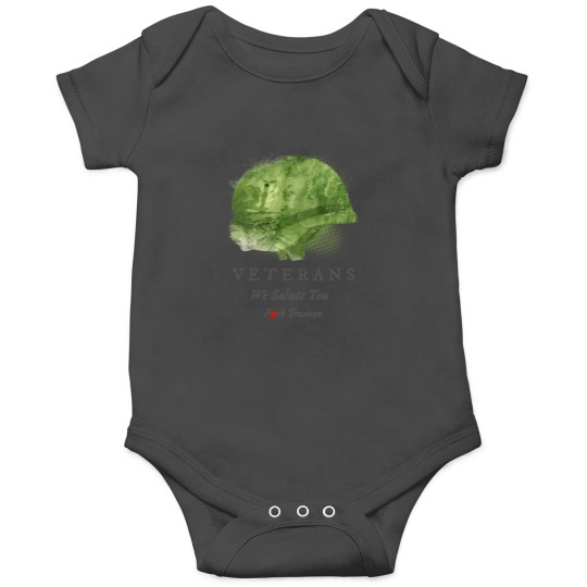 Discover Fck Trudeau We Salute Vets Onesies