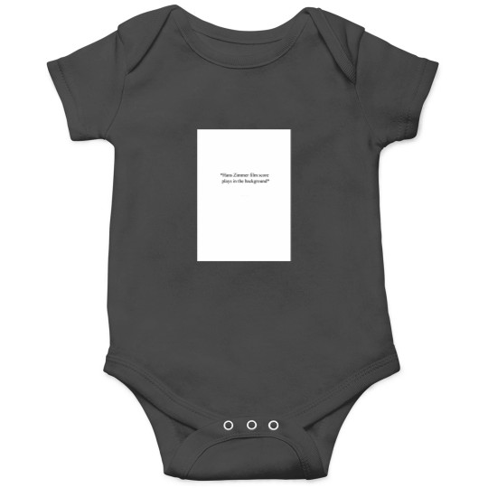 Discover Hans Zimmer film score plays in the background Graphic Onesies
