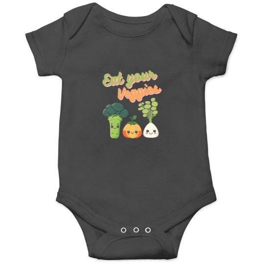 Discover Eat Your Veggies Vegetarian Vegans Environmentalist Veggie Power Onesies