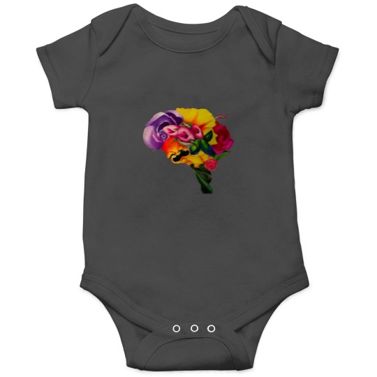 Discover Floral Brain Onesies